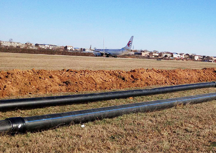 2016 Beijing Daxing International Airport Fas I Vattenförsörjning Pipeline Construction